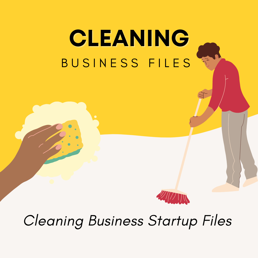 CLEANING BUSINESS STARTUP FILES